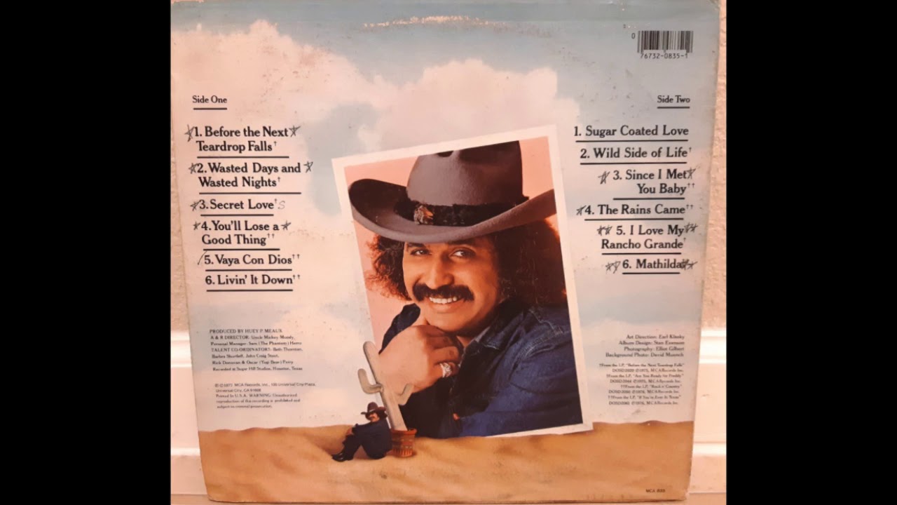 Freddy Fender Wasted Days And Wasted Nights Karaoke