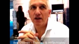 #HRTechWorld Ben Greeven @ThalentoGlobal @HRTechValley re: #HRTech #Alliances @HRTechAlliances