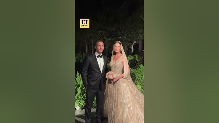 💍 مشاهد من زفاف سيليو إيلي صعب وزين قطامي بحضور ألمع النجوم