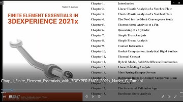 Chap 1 Finite Element Essentials with 3DEXPERIENCE 2021x Nader G Zamani