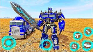Futuristic Optimus Prime Transformers: Truck Robot City Battle 2026 Part 17 - Android Gameplay screenshot 2