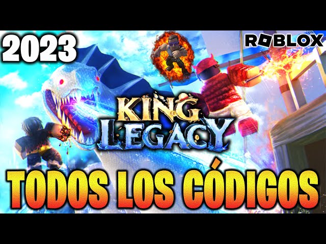 TODOS los CÓDIGOS de ☀️ KING LEGACY ⚫️ activos de 2023 de ROBLOX / CODIGOS  de ROBLOX 2023 / TilloASR 