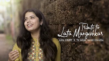 Luka chuppi X Tu Jahan Jahan chalega ~ Keerthana SK | Tribute to Lata Mangeshkar 🙏🏻