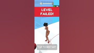 Unravel run gameplay lvl fail (Android / IOS)