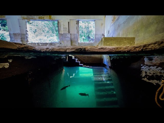 滝の流れるイモリウム　★yu★ 土日祝発送不可です※断捨離中※ Abandoned power plant - Sinked in the lake! - YouTube