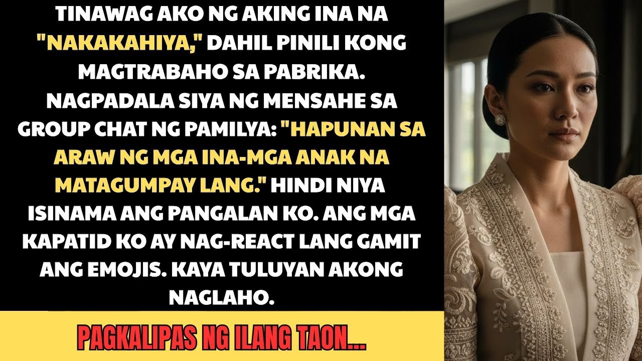 Inalis ako ng nanay ko sa Mother’s Day dahil sa trabaho ko — kaya tahimik akong nawala
