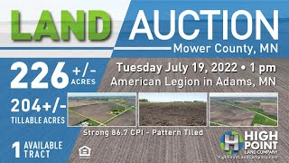 226+/- Acres Mower County, MN - AUCTION