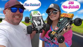Husband vs Wife RC Speed Run... Who Hit the Highest Top Speed?