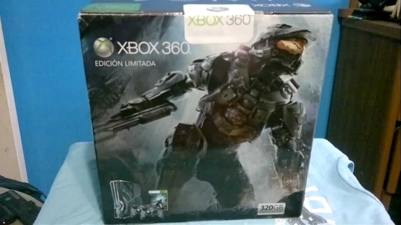 Unboxing Xbox 360 Edición Limitada Halo 4 !!!!! - YouTube