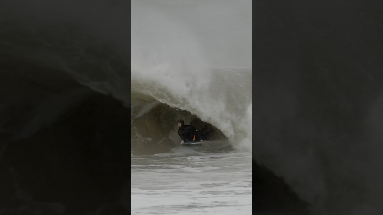 A couple from a recent winter wedge session… #bodyboarding #iaincampbell