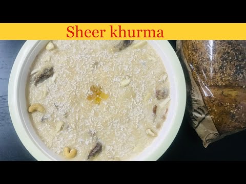 Fideos con leche /Sheer Khurma / postre de fideos