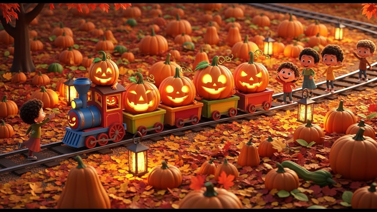 Five Little Pumpkins 🎃 | Halloween Nursery Rhymes + More Songs for Kids ...