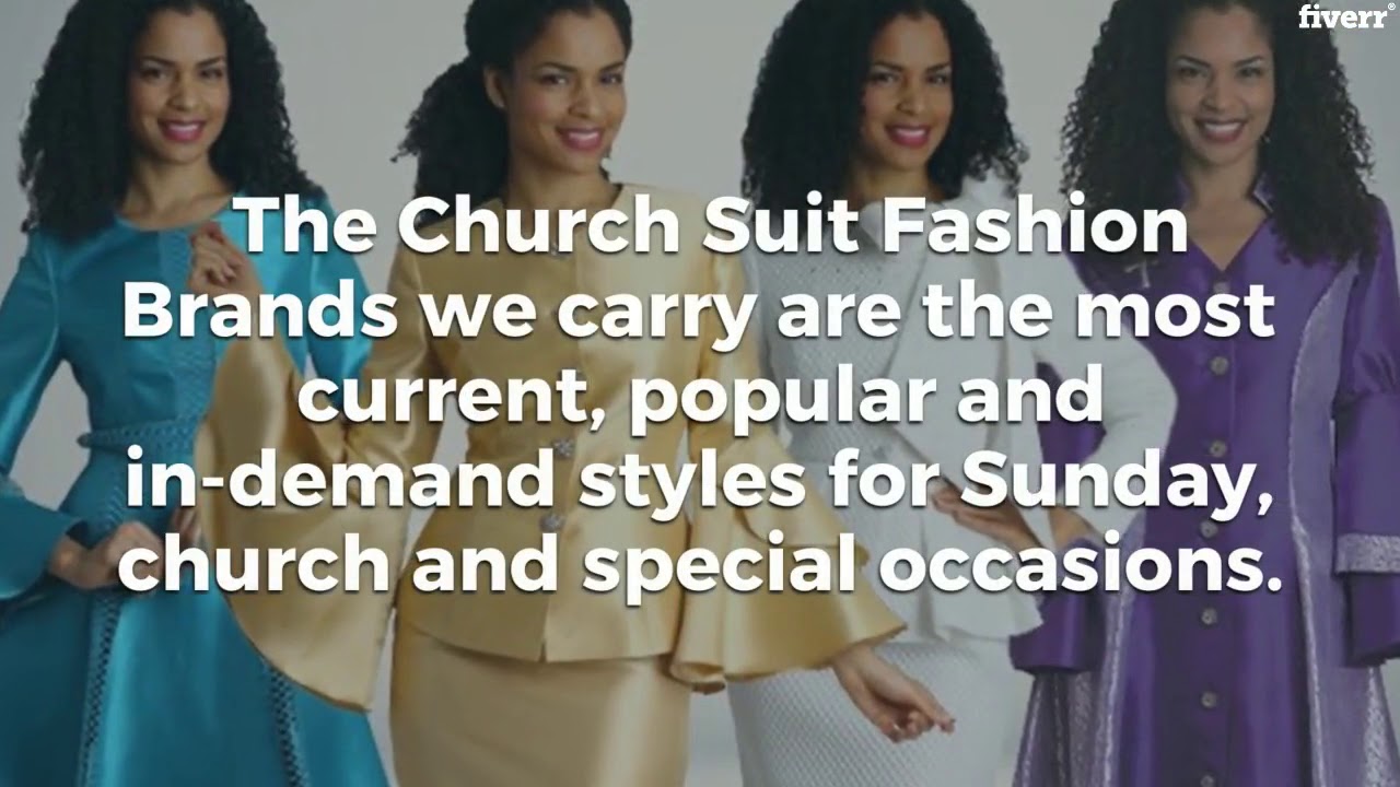 designer church suits youtube