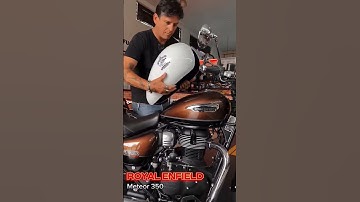 Royal Enfield Meteor 350 Custom Tank Cover #bike #royalenfied  #meteor350 #royalenfieldbullet