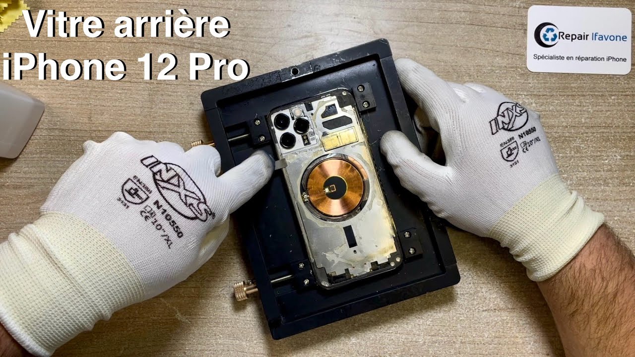 Kit De Réparation Vitre Arrière Pour IPhone 12 Pro - Inclus Outils - Neuf Sous Blister