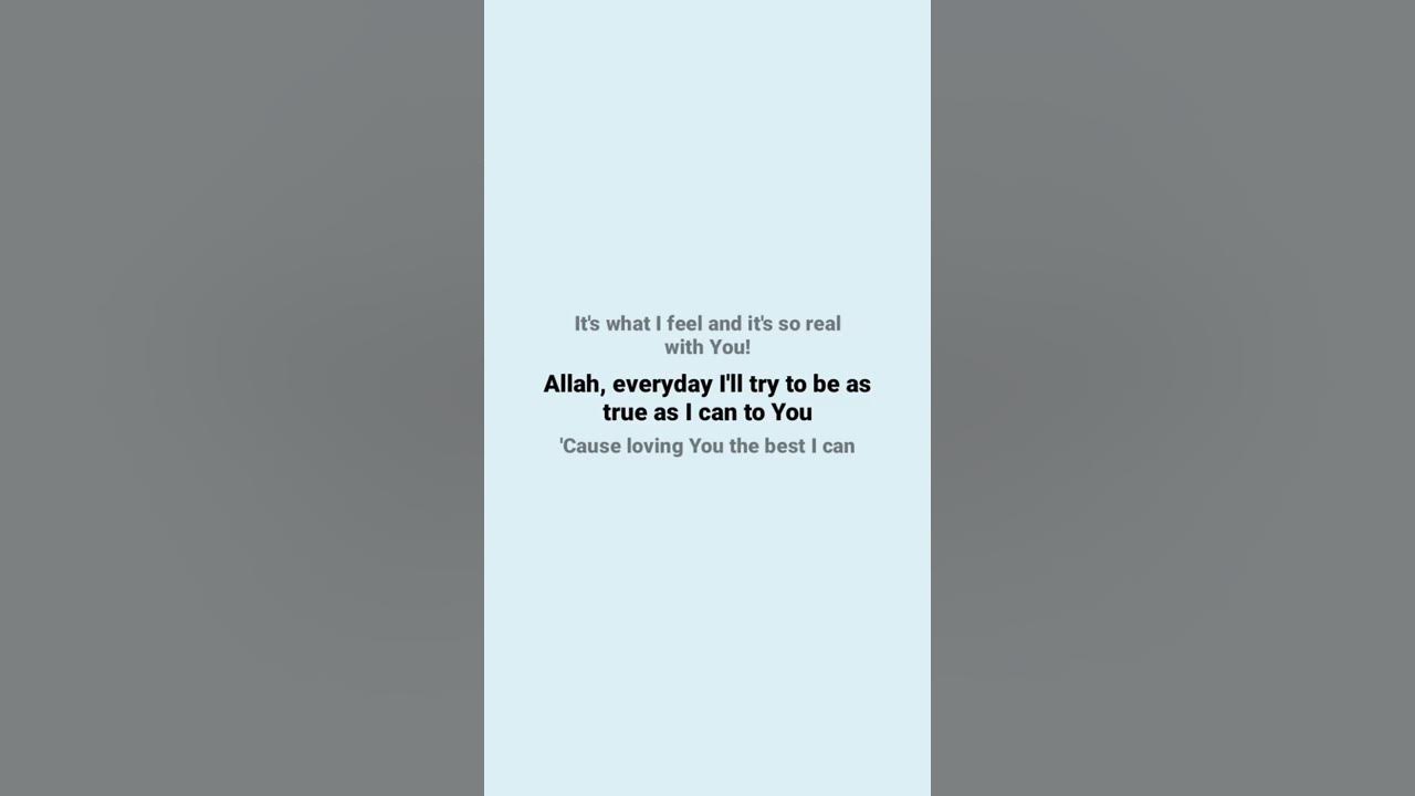 So Real - Maher Zain feat Raef #mentahanliriklagu