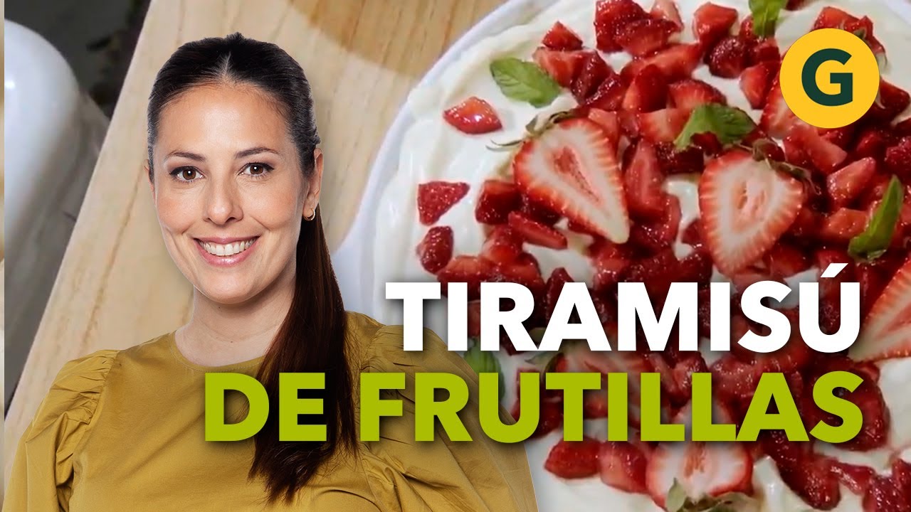 TIRAMISÚ de FRUTILLA 🍓 por Estefanía Colombo | El Gourmet