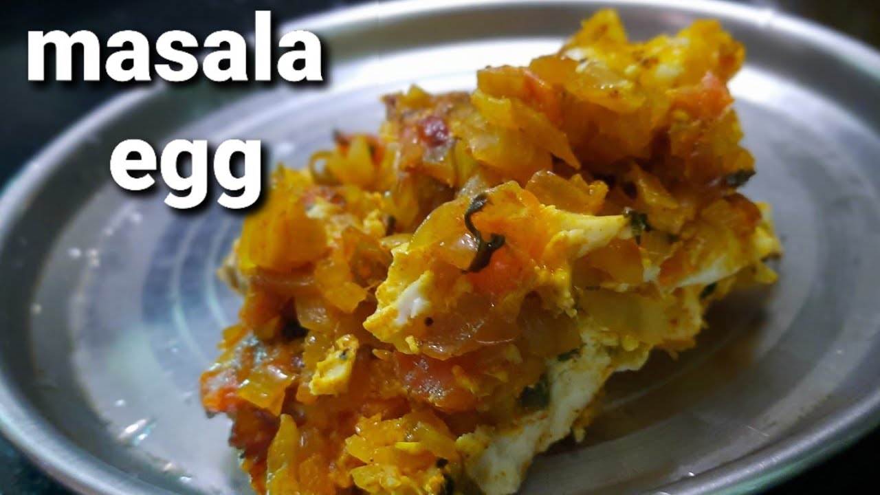 Egg Masala Dry Indian Street Food Easy And Quick Recipe By Ashvini