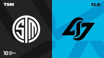 TSM vs. CLG - Week 8 Day 2 | LCS Spring Split | TSM vs. Counter Logic Gaming (2022)