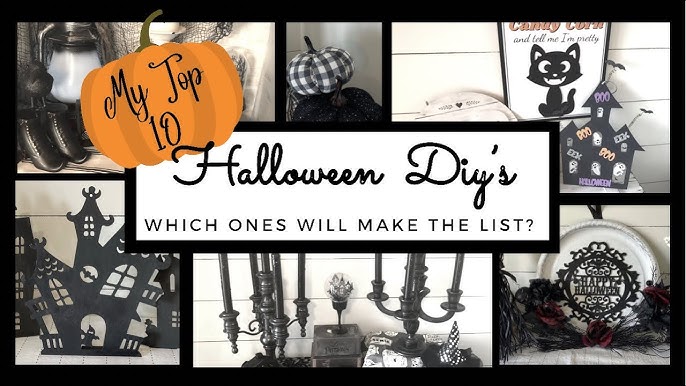 Quick and Easy Halloween DIYs | LAST MINUTE HALLOWEEN DECOR - YouTube