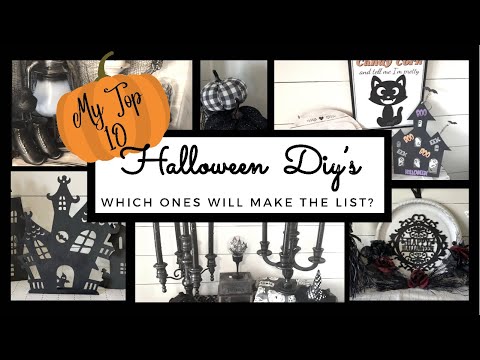 Video: Top 10 DIY Halloween -koristeluideoita