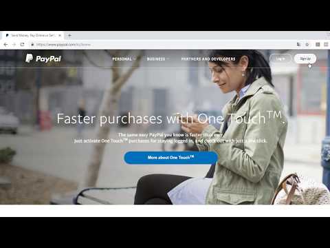 Вопрос: Как открыть аккаунт в PayPal?