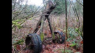 Old Wheeled Logging Arch
