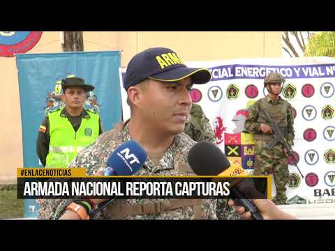 Armada Nacional reporta capturas