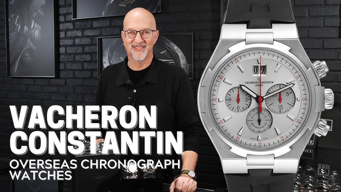 Vacheron Constantin Overseas Chronograph 49150 Titanium bezel anthracite  grey dial RARE MINT 11/2021 Service - Kimondo Watches