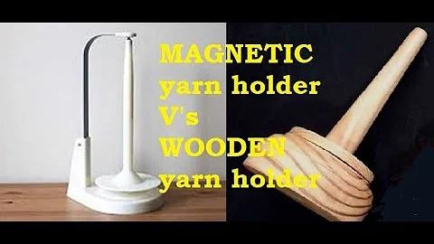 MAGNETIC YARN Holder. Gosh I need that! I WANT one...