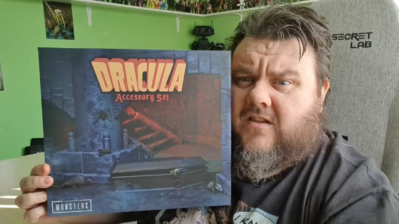 NECA Universal Monsters Dracula Coffin Accessory Set Review - YouTube