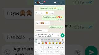 gf bf amazing flirting chat with gf.guys apke pass bhi h kya cute chudel jise ap khona nhi chahte.❤️ screenshot 4
