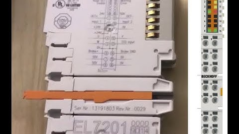 Beckhoff programmering #15 - Servo modul EL7201 9014