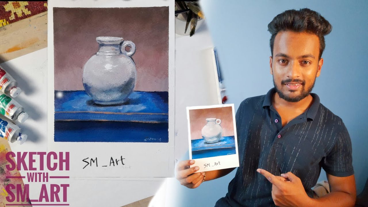 Still Life Painting | Acrylic Painting Step by Step for Beginners - YouTube