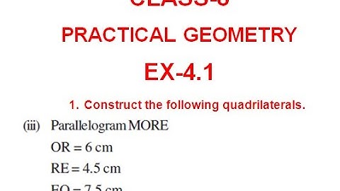 NCERT Solution CLASS-8 CHAPTER-4 PRACTICAL GEOMETRY  Ex-4.1 Q1 part 3 @bhullar