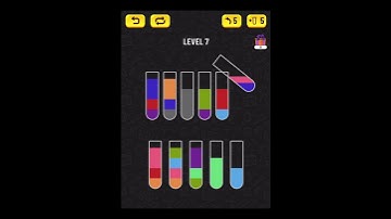 Water sort puzzle level 7