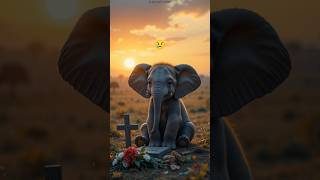 Baby Elephant Sad Story 😭 #anime #cartoon #elephant #sad#shorts#youtubeshorts