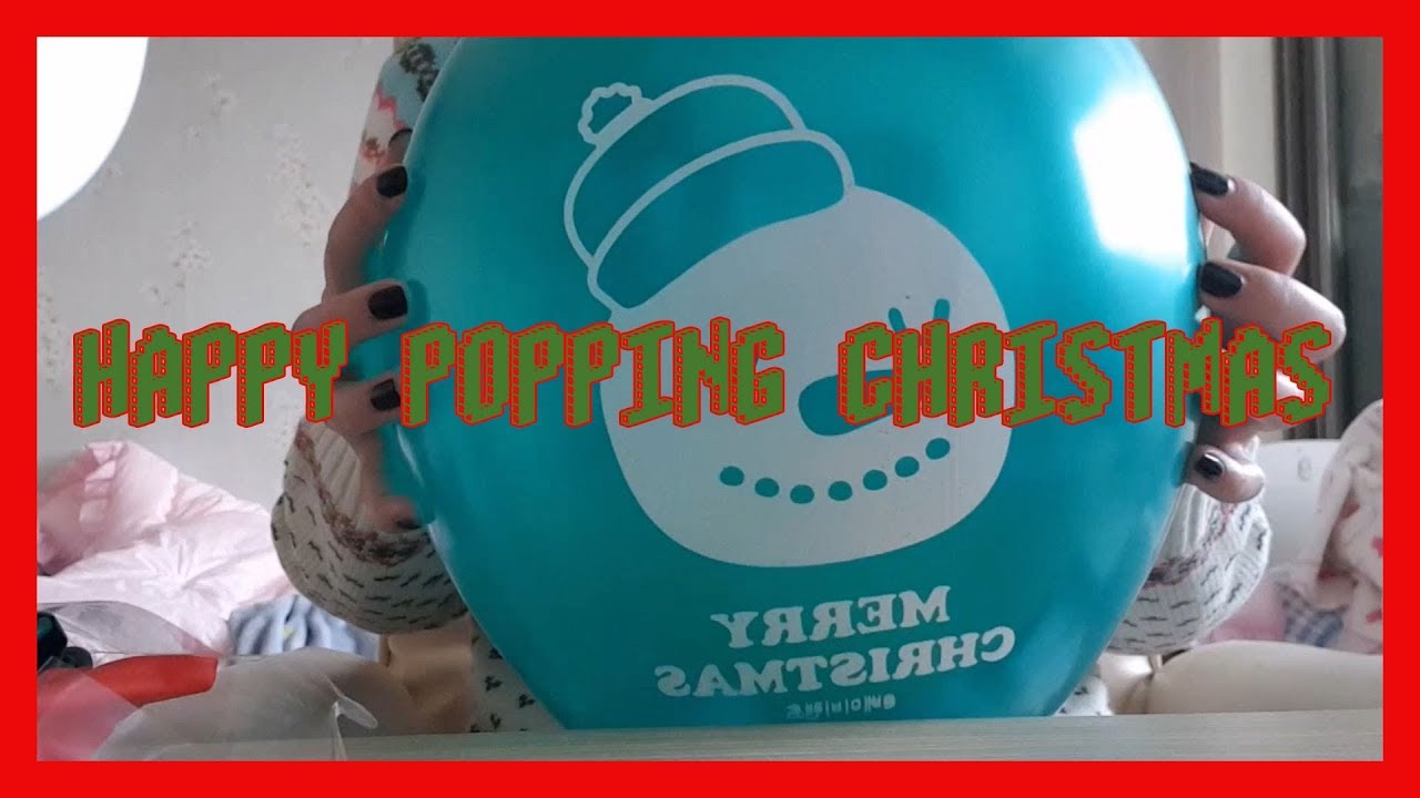 ASMR : Popping balloon(christmas) / 크리스마스 풍선 (터짐)