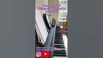 Thumbnail of "Never Grow Up" by Taylor Swift - Piano Cover  #pianocover #pianist