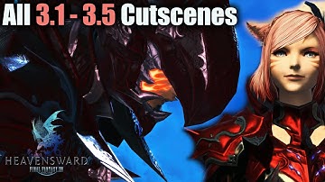 FFXIV: The Movie | The Far Edge of Fate | All 3.1 - 3.5 Cutscenes | 4k Max