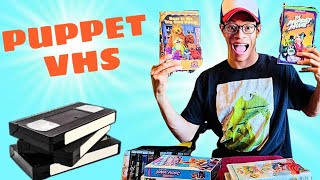 Puppet Vhs Collection Where Are Those Puppets? Muppets, Bear In The Big Blue House & More