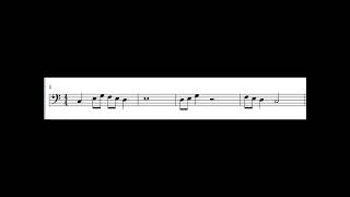 District Choir Sight Singing Practice in C BASS CLEF #3