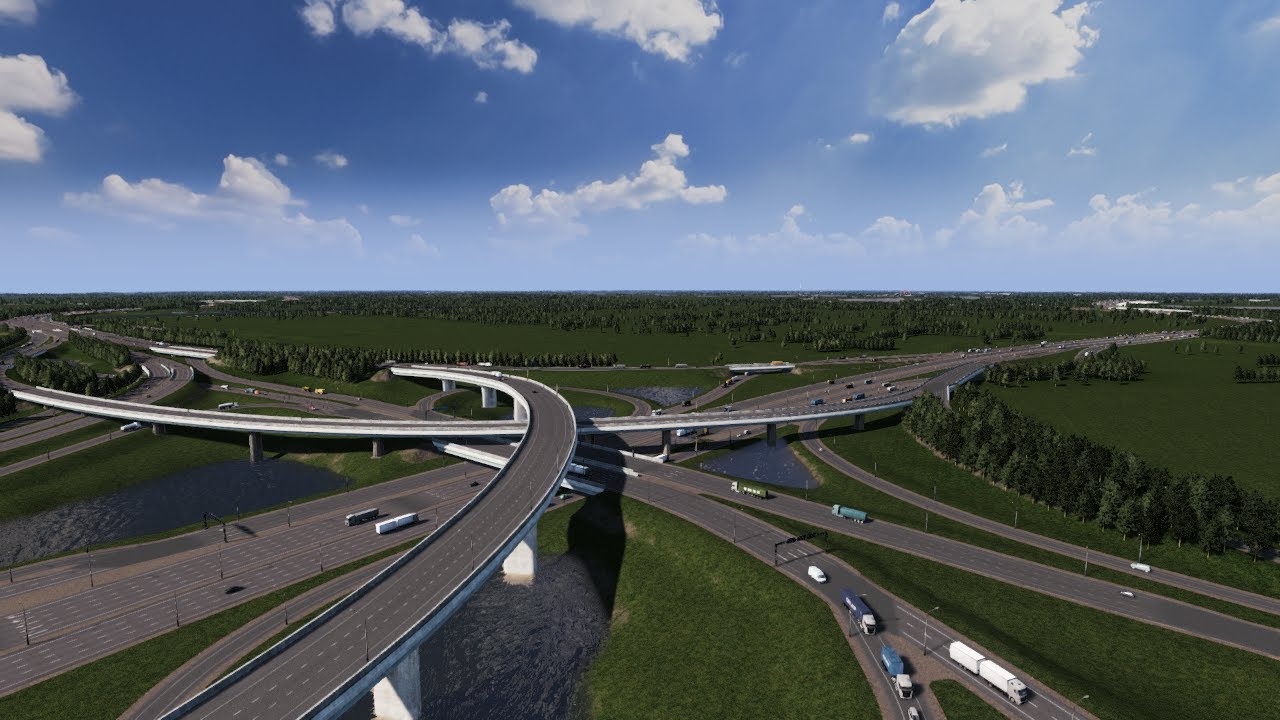 Rotterdam (1:1 Scale) Cities Skylines Map