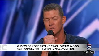 Widower of Kobe Bryant crash victim wows AGT judges with emotional audition