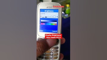 How To Increase Display Brightness in Samsung Keypadphones#GurumusicB312#shorts #androidtips