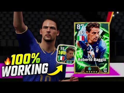 Trick To Get 108 Rated Epic Roberto Baggio In eFootball 2026 Mobile 