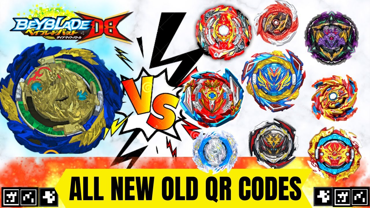 QR CODE DE TODOS OS FAFNIR BEYBLADE BURST APP 