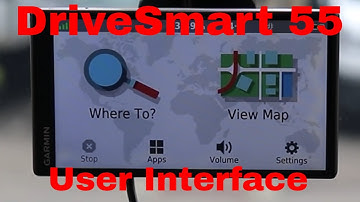 Garmin DriveSmart 55 User Interface full Walkthrough