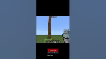 Mlg with slime block and snow bucket #minecraft #shorts