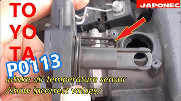 Toyota p0113 fix intake air temperature sensor replacement p0111,p0112